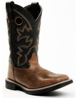 Stylish Cody James Little Boys' Knox Western Boots - Broad Square Toe | Tan