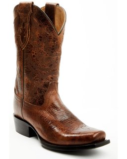 Stylish Cody James Men's Sheldon Western Boots - Square Toe | Brown