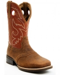 Stylish Cody James Cush Core Men's Honcho Performance Western Boots - Broad Square Toe | Orange Stylish Cody James Cush Core Men's Honcho Performance Western Boots - Broad Square Toe | Orange