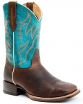 Stylish Cody James Men's Hoverfly Western Performance Boots - Broad Square Toe | Turquoise