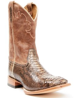 Stylish Cody James Men's Exotic Python Western Boots - Broad Square Toe | Python