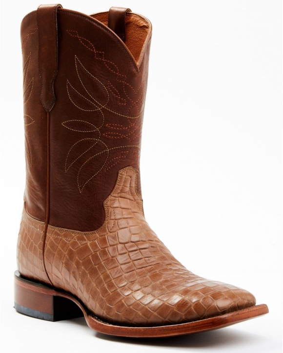 Stylish Cody James Men's Western Boots - Broad Square Toe | Brown