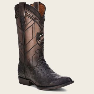Cuadra Men's Engraved Ostrich Leather Western Boot | New Arrivals
