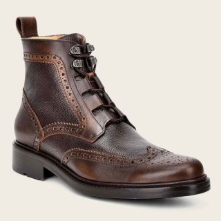 Cuadra Men's Hand-Painted Brown Bi Tone Leather Boot | New Arrivals