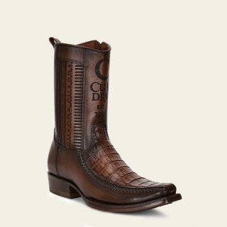 Cuadra Men's Brown Exotic Leather Cowboy Boot | New Arrivals