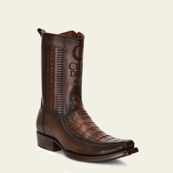 Cuadra Men's Brown Exotic Leather Cowboy Boot | New Arrivals