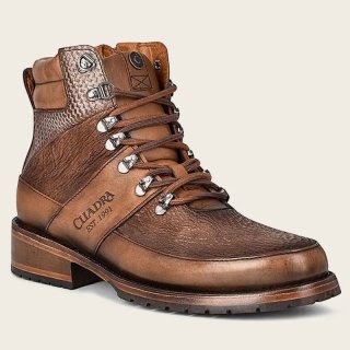 Cuadra Men's Engraved Honey Leather Urban Boot | New Arrivals