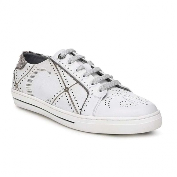Cuadra Women's White Leather Sneakers | New Arrivals