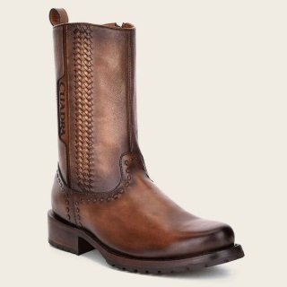 Cuadra Men's Handwoven Honey Leather Boot | New Arrivals
