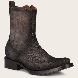 Cuadra Men's Grey Biker Urban Leather Boot-Bovine - Grey | New Arrivals
