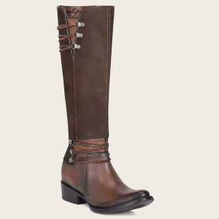 Cuadra Women's Brown Boot With Suede Tube | New Arrivals