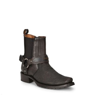 Cuadra Men's Urban Hand-Painted Black Shark Leather Boot | New Arrivals