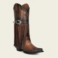 Cuadra Women's Brown Fringed Cowboy Boot | New Arrivals