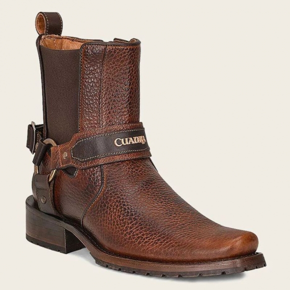 Cuadra Men's Urban Hand-Painted Honey Leather Boot | New Arrivals