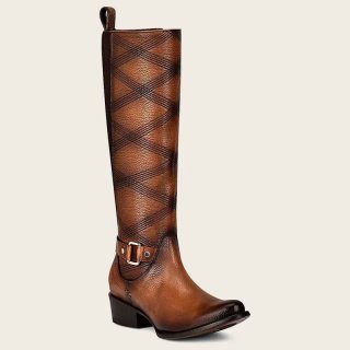 Cuadra Women's Embroidered Honey Leather Boot | New Arrivals