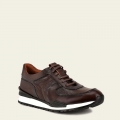 Cuadra Men's Brown Deer Leather Sneaker | New Arrivals
