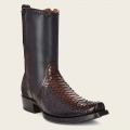 Cuadra Men's Handcrafted Black Exotic Leather Boot | New Arrivals