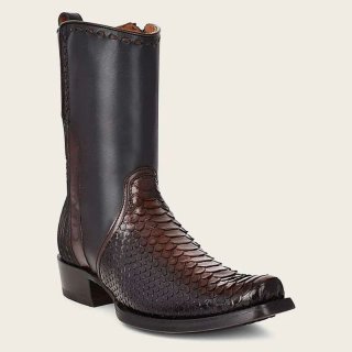Cuadra Men's Handcrafted Black Exotic Leather Boot | New Arrivals