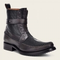 Cuadra Men's Handwoven Black Leather Boot | New Arrivals