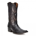 Cuadra Men's Engraved Black Cayman Leather Boot | New Arrivals