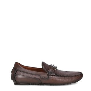 Cuadra Men's Hand-Made Brown Leather Driver | New Arrivals