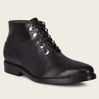 Cuadra Men's Black Deer Leather Urban Bootie | New Arrivals