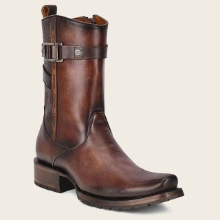 Cuadra Men's Hand-Painted Brown Leather Urban Boot | New Arrivals