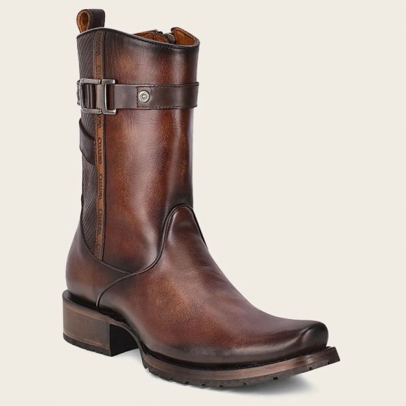 Cuadra Men's Hand-Painted Brown Leather Urban Boot | New Arrivals
