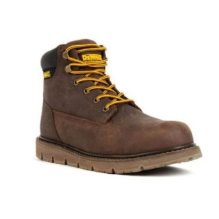 MEN'S DEWALT FLEX STEEL TOE SAFETY WORK BOOT-Brown Crazy Horse  MEN'S DEWALT FLEX STEEL TOE SAFETY WORK BOOT-Brown Crazy Horse