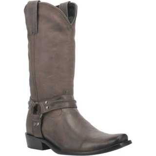 MEN'S DINGO HOMBRE LEATHER BOOT-GREY | FREE SHIPPING
