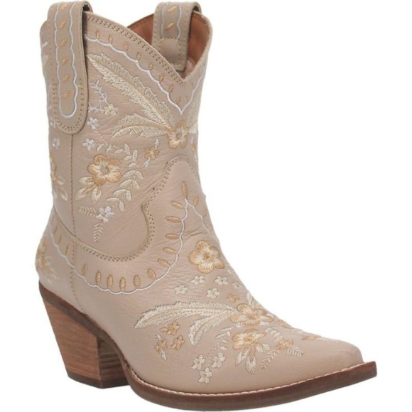 WOMEN'S DINGO PRIMROSE LEATHER BOOTIE-SAND | FREE SHIPPING