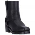MEN'S DINGO REV UP LEATHER HARNESS BOOT-BLACK | FREE SHIPPING