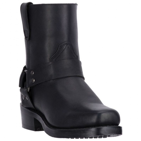 MEN'S DINGO REV UP LEATHER HARNESS BOOT-BLACK | FREE SHIPPING