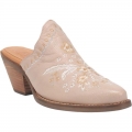 WOMEN'S DINGO WILDFLOWER LEATHER MULE-SAND | FREE SHIPPING