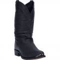 MEN'S DINGO AMSTERDAM LEATHER BOOT-BLACK | FREE SHIPPING