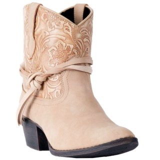 WOMEN'S DINGO VALERIE BOOTIE-TAN | FREE SHIPPING