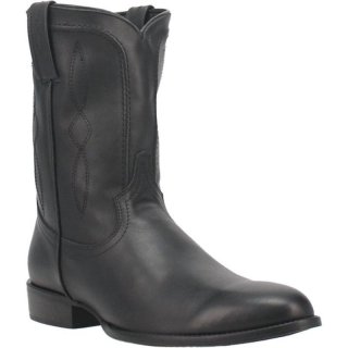 MEN'S DINGO HONDO LEATHER BOOT-BLACK | FREE SHIPPING