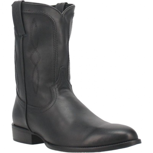 MEN'S DINGO HONDO LEATHER BOOT-BLACK | FREE SHIPPING