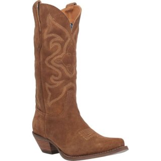 WOMEN'S DINGO OUT WEST LEATHER BOOT-CAMEL | FREE SHIPPING