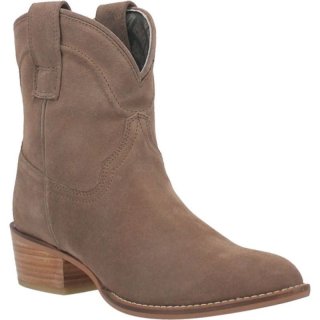 WOMEN'S DINGO TUMBLEWEED LEATHER BOOTIE-SAND | FREE SHIPPING