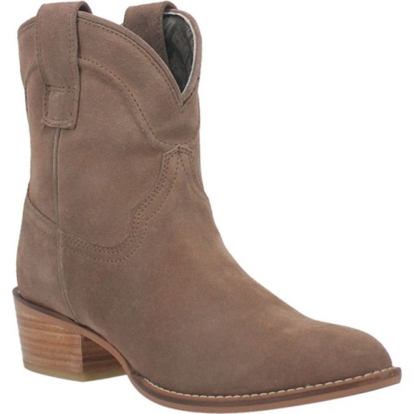 WOMEN'S DINGO TUMBLEWEED LEATHER BOOTIE-SAND | FREE SHIPPING