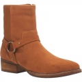 MEN'S DINGO CALGARY LEATHER BOOTIE-BROWN | FREE SHIPPING