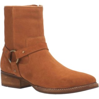 MEN'S DINGO CALGARY LEATHER BOOTIE-BROWN | FREE SHIPPING