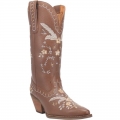 WOMEN'S DINGO FULL BLOOM LEATHER BOOT-BROWN | FREE SHIPPING