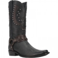 MEN'S DINGO WAR EAGLE LEATHER BOOT-BLACK | FREE SHIPPING