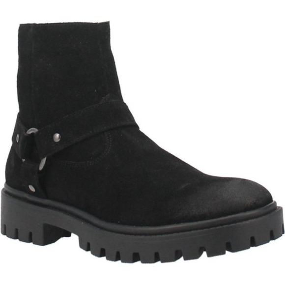 MEN'S DINGO ROAD TRIP LEATHER BOOT-BLACK | FREE SHIPPING