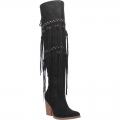 WOMEN'S DINGO WITCHY WOMAN LEATHER BOOT-BLACK | FREE SHIPPING
