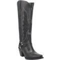 WOMEN'S DINGO HEAVENS TO BETSY LEATHER BOOT-BLACK | FREE SHIPPING