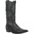 MEN'S DINGO DODGE CITY LEATHER BOOT-BLACK | FREE SHIPPING