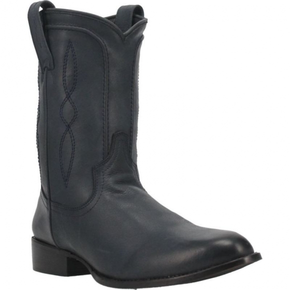 MEN'S DINGO HONDO LEATHER BOOT-NAVY | FREE SHIPPING